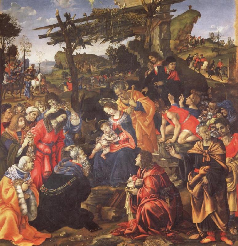 Filippino Lippi The Adoration of the Magi